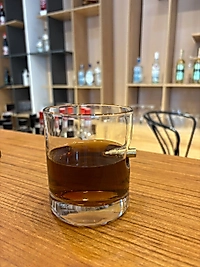 Alevde Cam Sanatı El Yapımı  mermi çekirdeği saplanmış Özgün Cam Bardak 330 cl